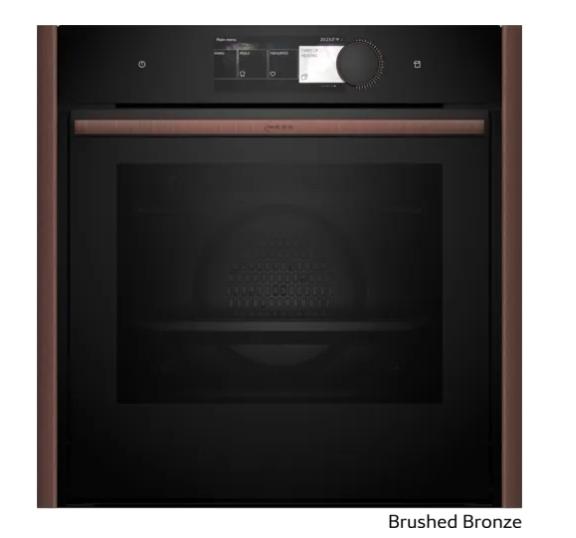 Kombi-Dampovn 60 cm - Neff N90 i Børstet Bronze