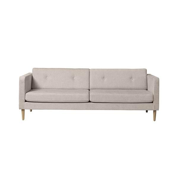 Elegant 3-personers sofa fra FDB Møbler - Massiv Eg