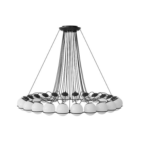 Astep Model 2109 Loftlampe i Sort - Tidløs Elegance