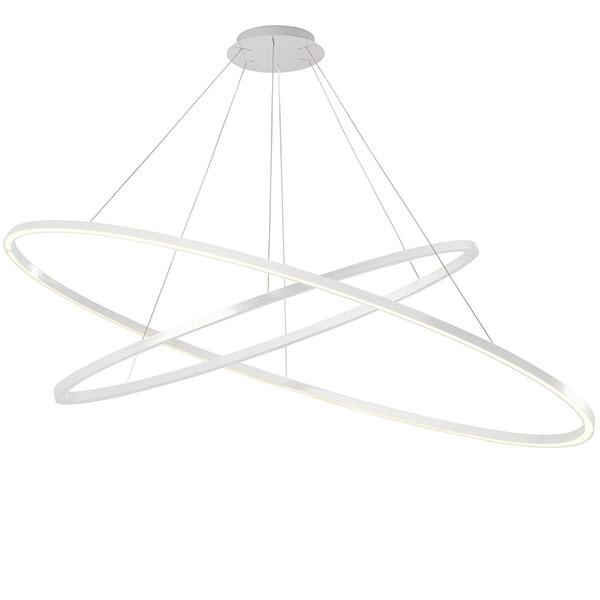 Nemo Ellisse Double Mega Pendel - Elegant Hvid Belysning