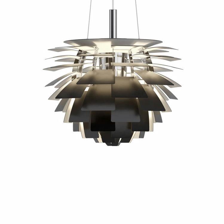 Louis Poulsen Kogle Artichoke Black - Designlampe Ø480