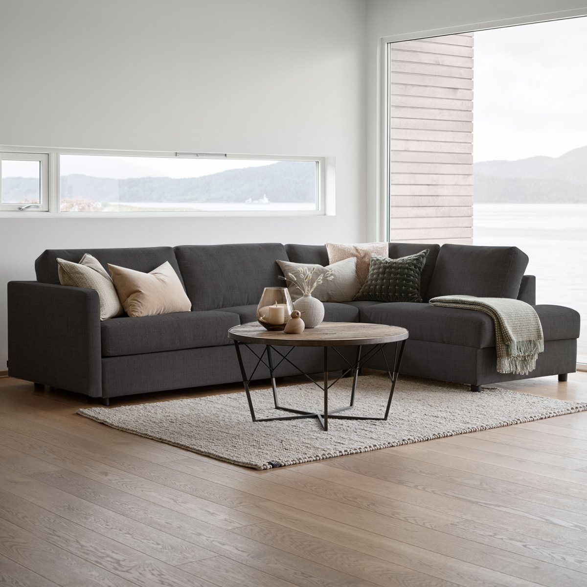 Hovden Scandic 140 Hjørnesovesofa - Elegant og Funktionel