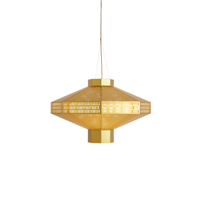 Parachilna Ma-Rock Pendel i Gyldent Design