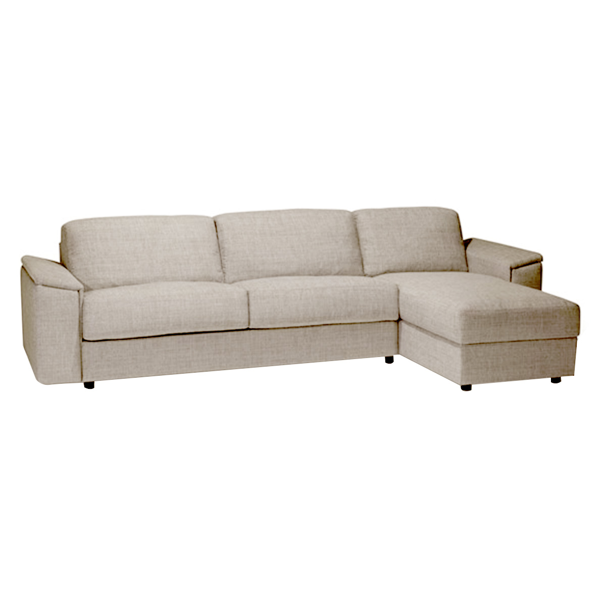 Supreme Sovesofa med Chaise og Opbevaring - HOVDEN