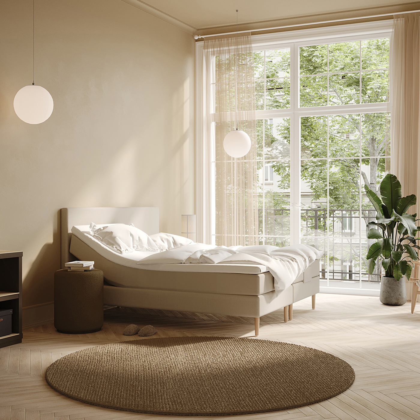 Urban Solid Elevation 140x200 - Ergonomisk komfortseng