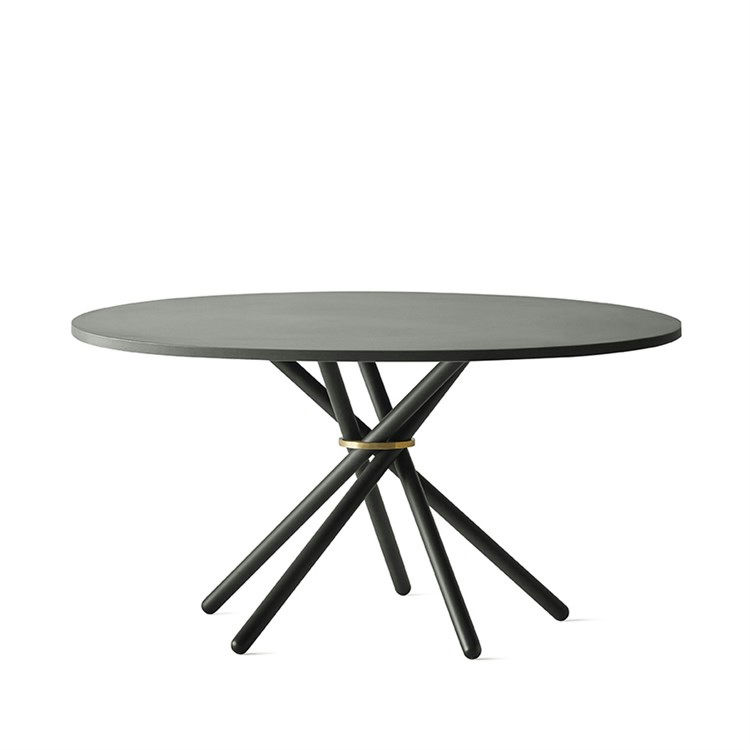 Eberhart Hector 140 Spisebord i Mørkt Metal og Beton