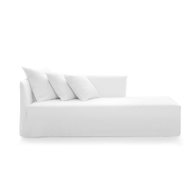 Gervasoni Ghost 20 Chaise Lounge - Lino Bianco Tilbud!