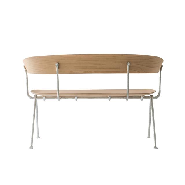 Magis Officina Duetto Bænk - Galvaniseret Natural