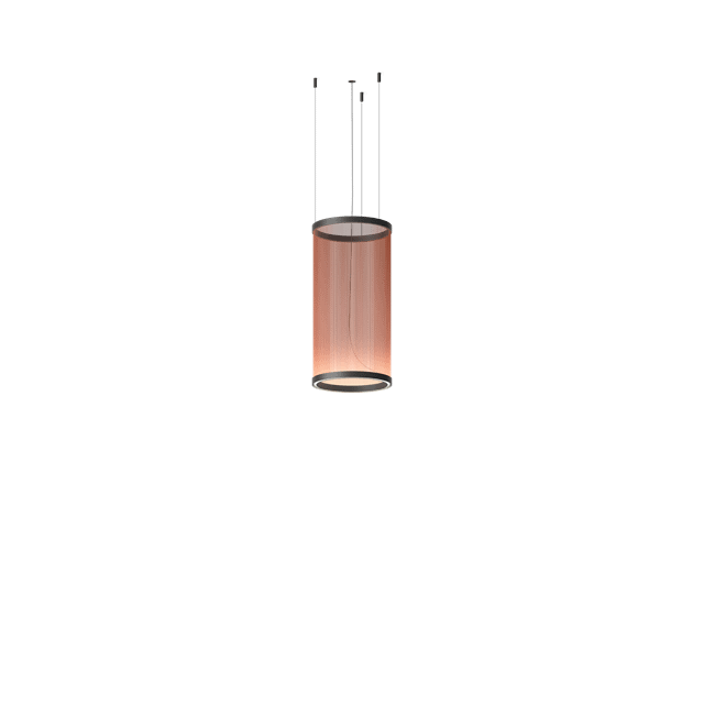 Vibia Array Pendel 1800 Push Terra Red - Skulpturelt Lysdesign
