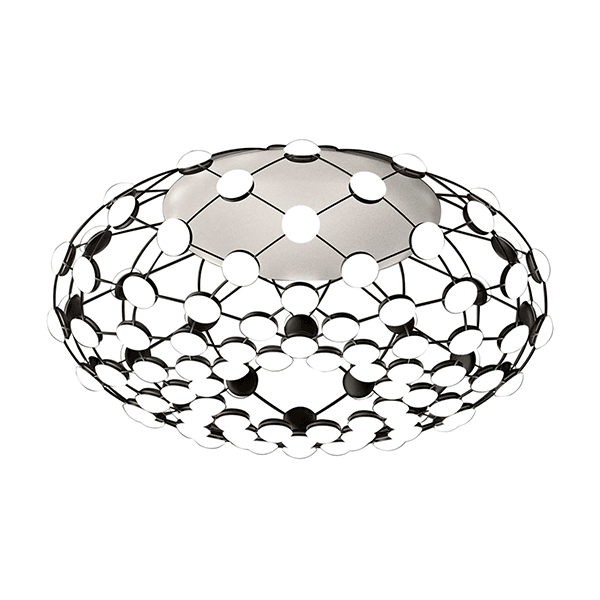 Luceplan Mesh Loftlampe ø72 Sort