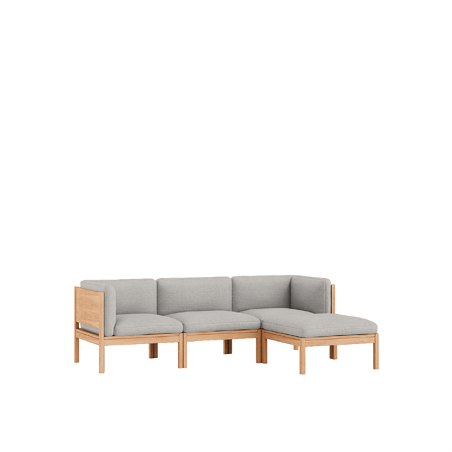 Moebe Modular  -personers Sofa Med Sider   Chaiselong Autum 101