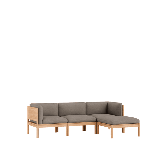 Moebe Modular  -personers Sofa Med Sider   Chaiselong Autum 331