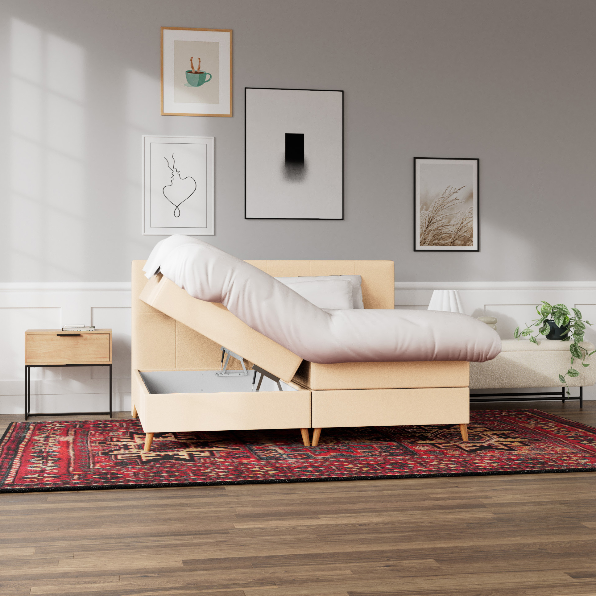 Urban Unlimited  -8000 Opbevaringsseng 160x200