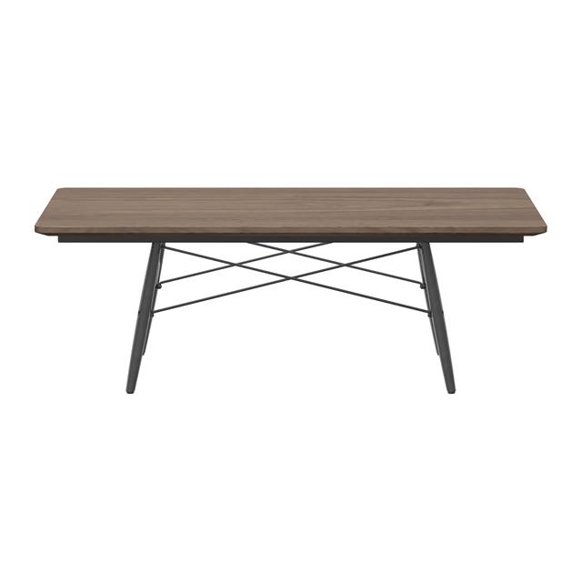 Vitra Eames Sofabord Rektangulært Valnød Sort Ask