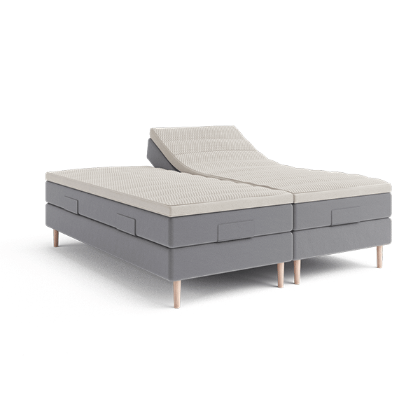 Nordfjord Elevationsseng Multipocket 180x210   Omega Grå