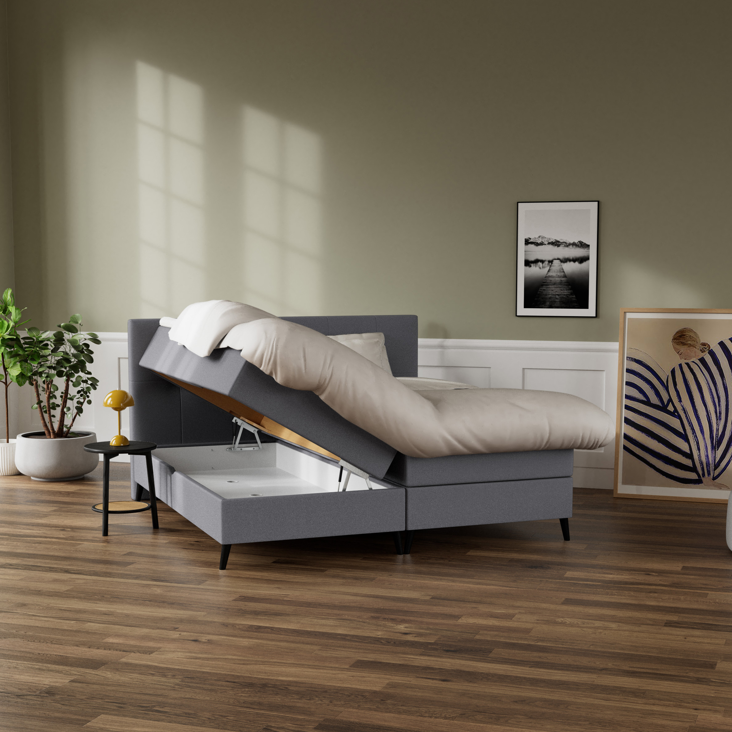 Urban Unlimited  -8000 Opbevaringsseng 160x200