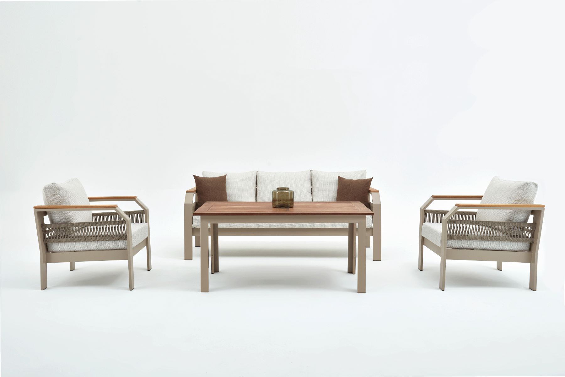 Nordvärk Morento Have Lounge Sæt  Beige