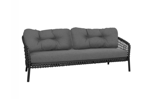 Cane-line Ocean Large   Pers  Sofa Dark Grey