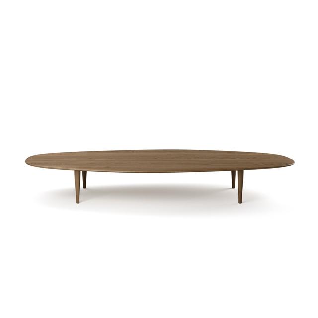 Brdr  Krüger Jari Sofabord Ellipse 180x80   Røget Egetræ