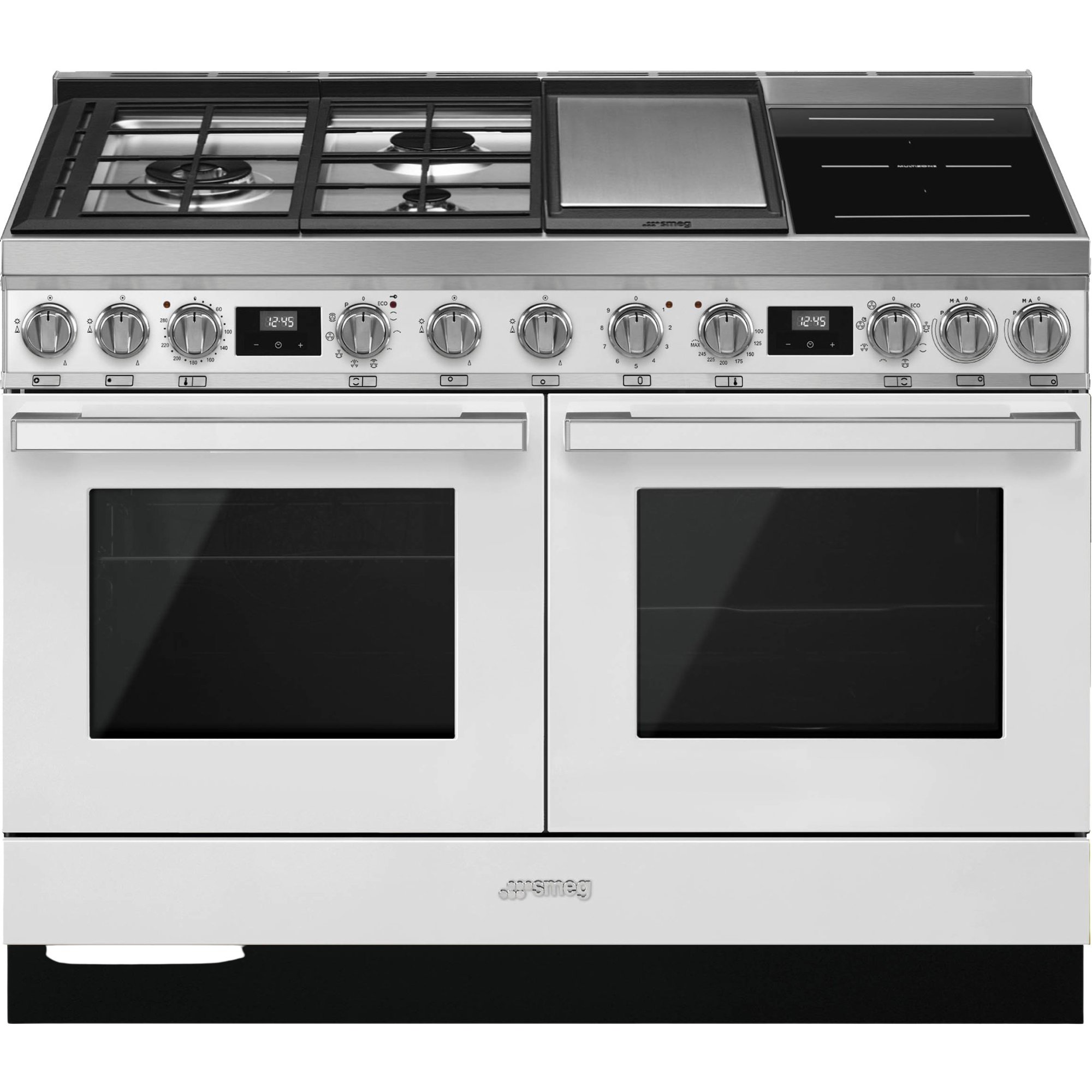 Cpf120igmpwh Portofino Gas- Induktionskomfur  Hvid