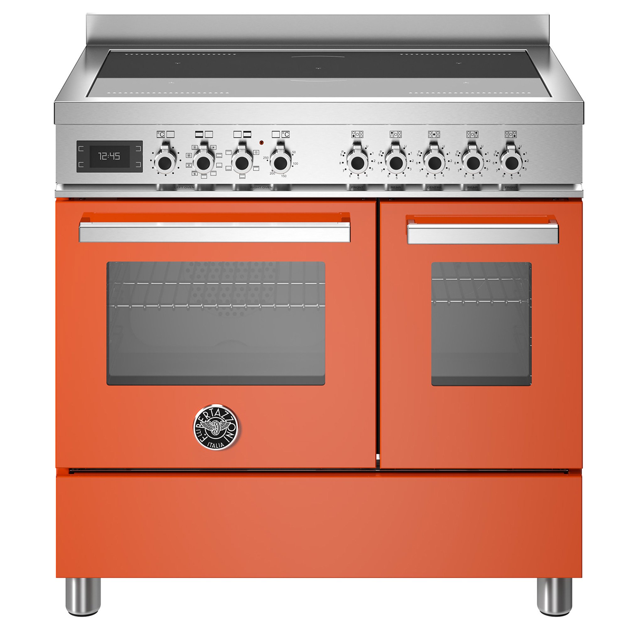 Pro95i2eart Professional Induktionskomfur Med Dobbeltovn  90    Orange