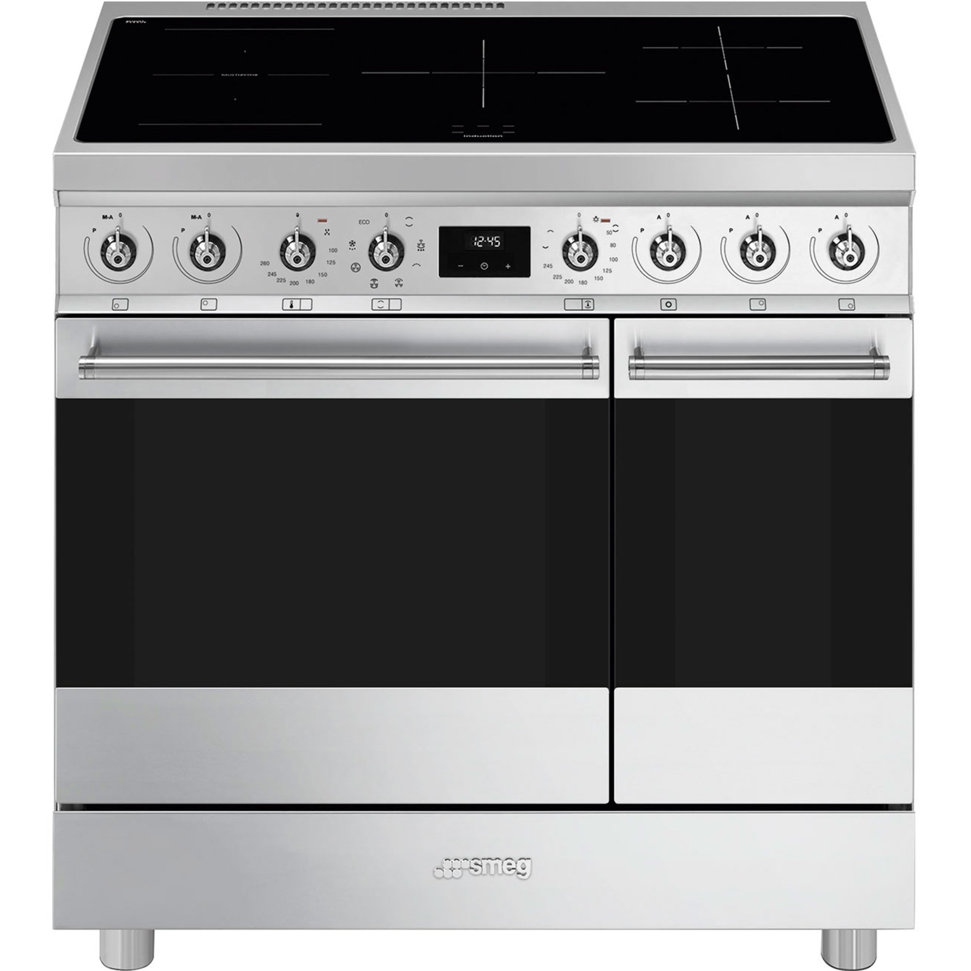 C92imx2 Classic Induktionskomfur Med   Ovne  90    Rustfrit Stål