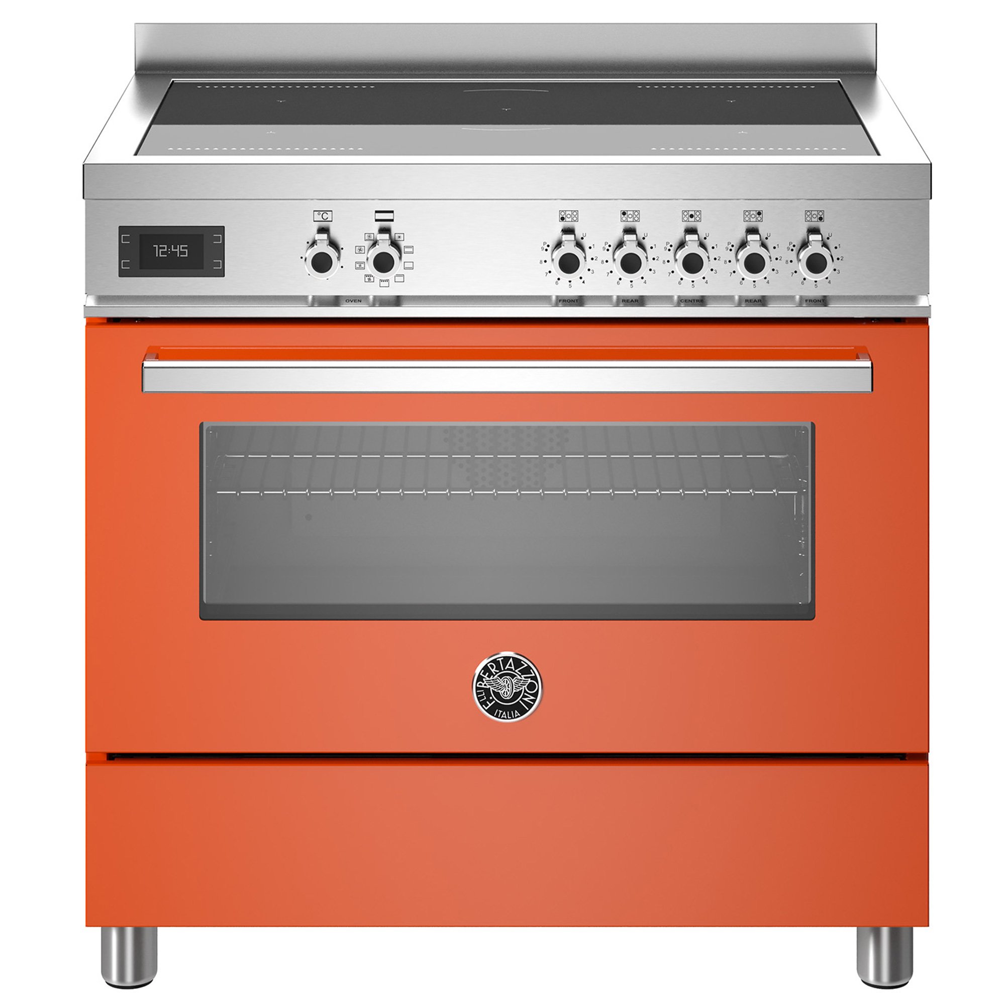 Pro95i1eart Professional Induktionskomfur Med Ovn  90    Orange