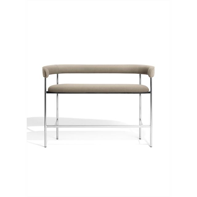Møbel Copenhagen Font Bar Sofa 75   Vidar 222 Poleret Stål Stel