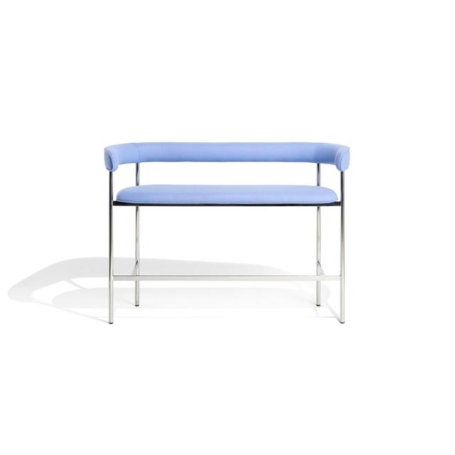 Møbel Copenhagen Font Bar Sofa 65   Divina 676 Poleret Stål Stel