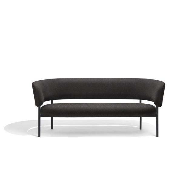 Møbel Copenhagen Font Sofa Boucle Zero 0010 Sort Stel