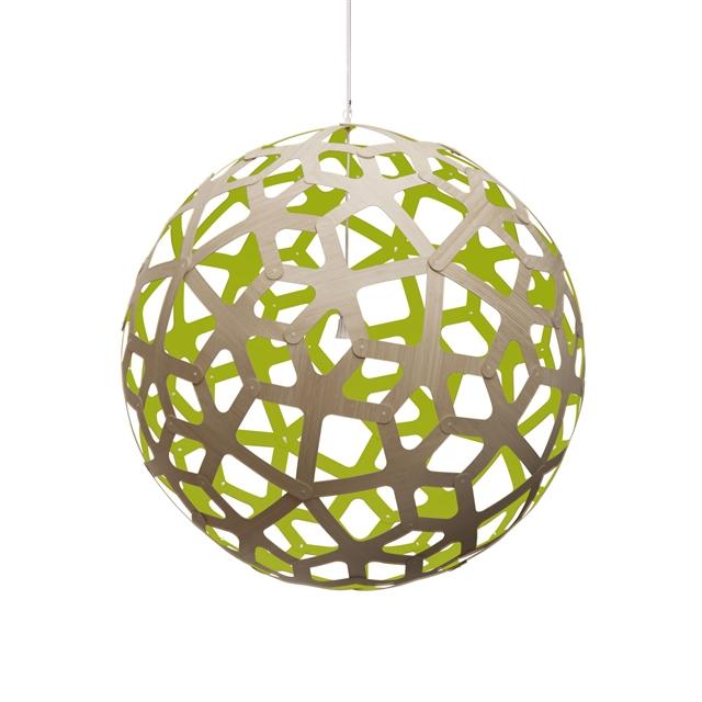 David Trubridge Coral Pendel ø120 Lime