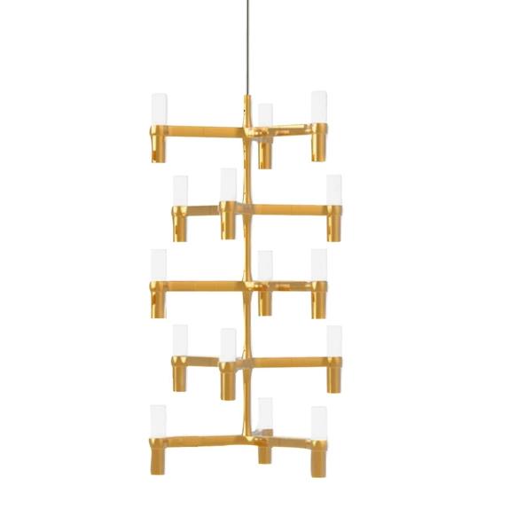 Nemo Crown Multi Pendel Guld Belagt