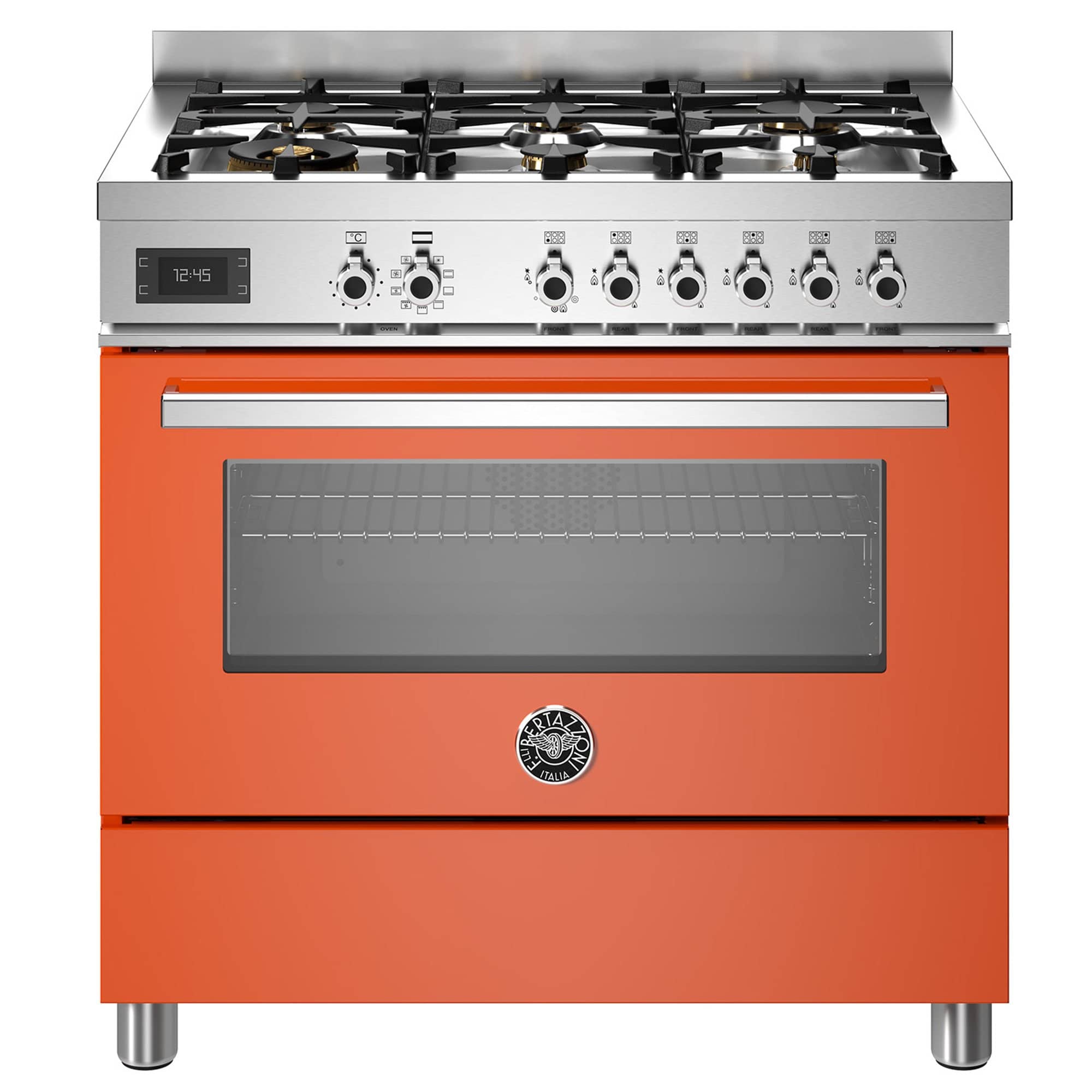 Pro96l1eart Professional Gaskomfur Med Ovn  90    Orange