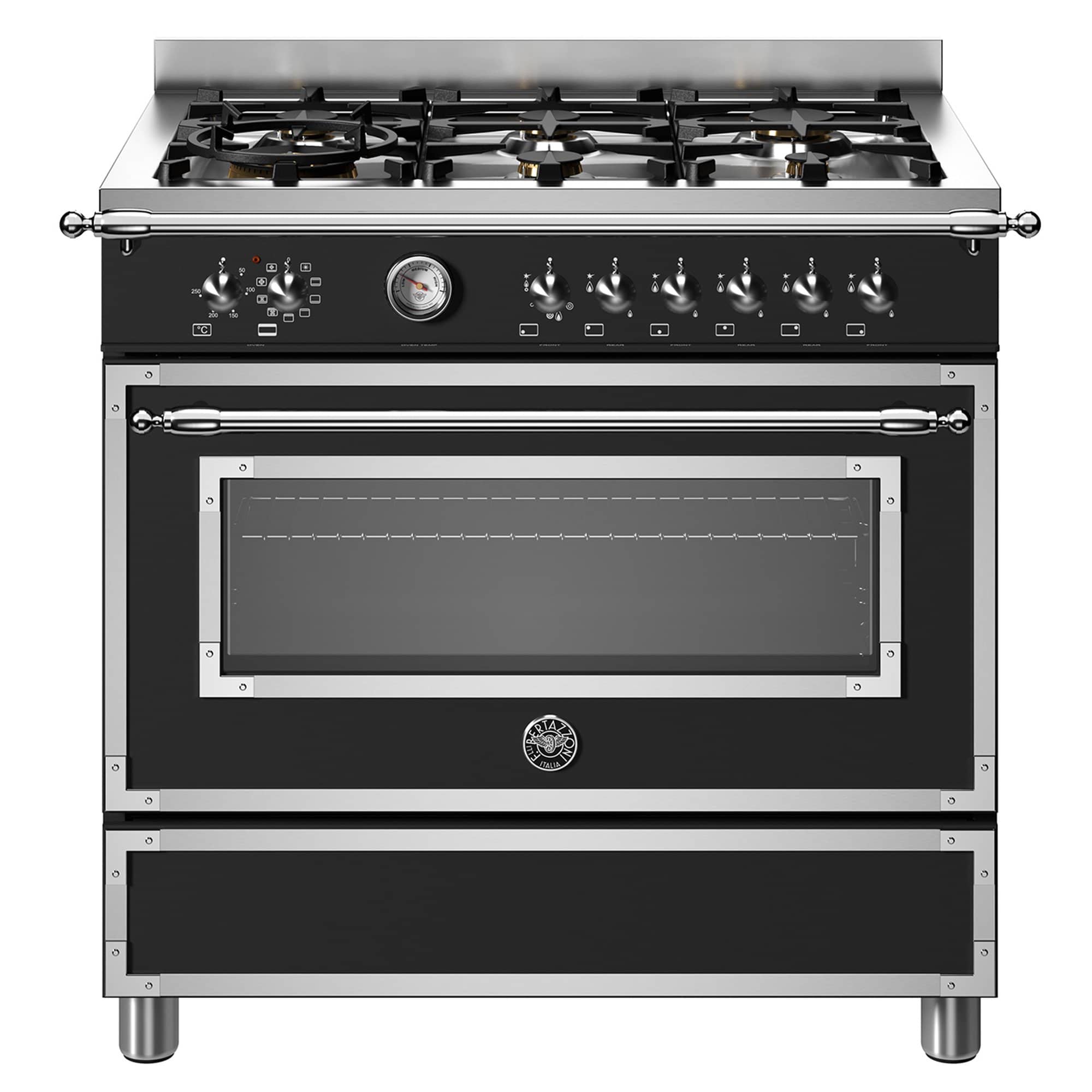Her96l1enet Heritage Gaskomfur Med Ovn  90    Mat Sort