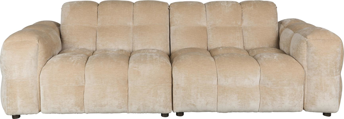 Hackman   -personers Sofa  Stenlysgrå  Polyester   : 102    : 84    : 264