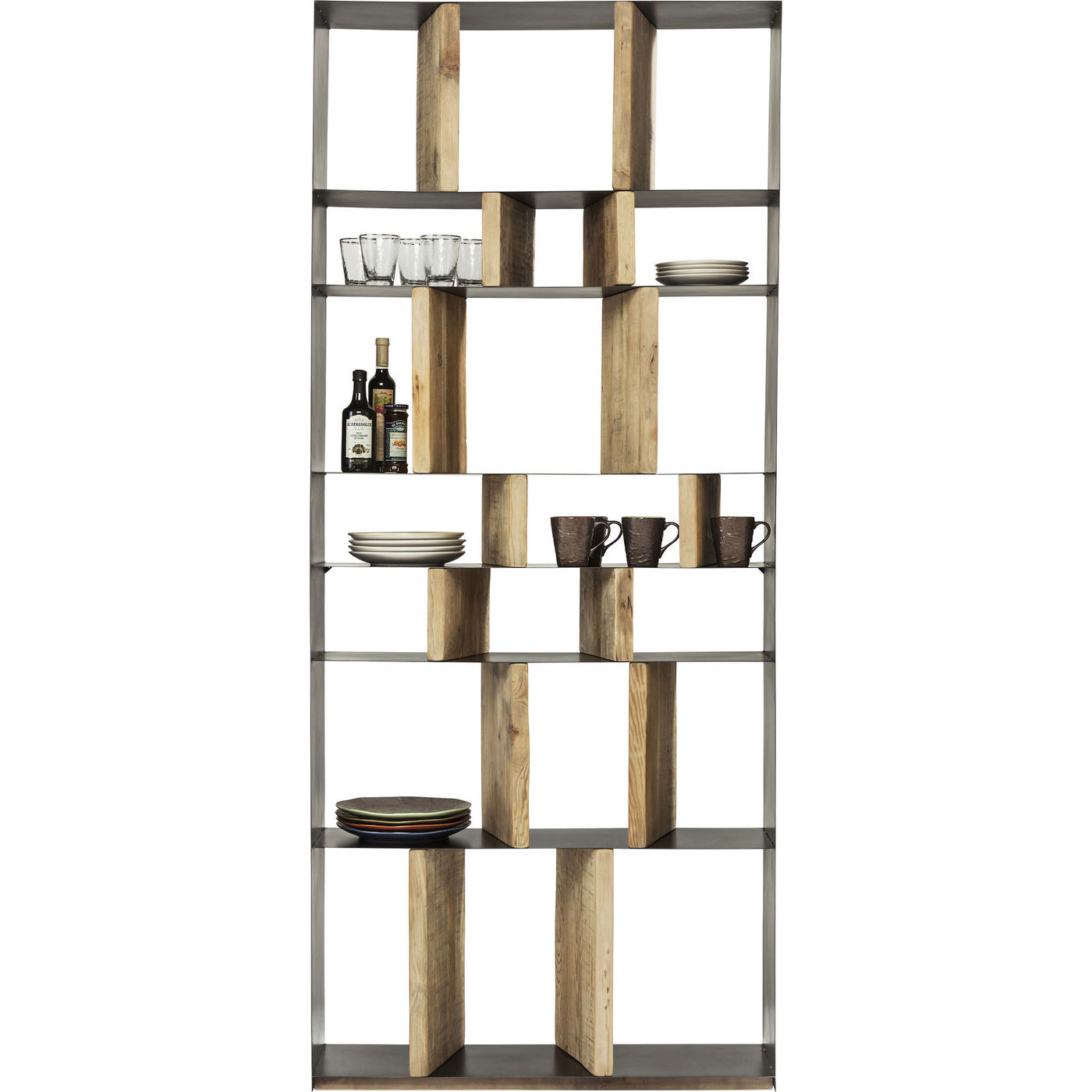 Kare Design Storm Reol Natur Fyrretræ Stål