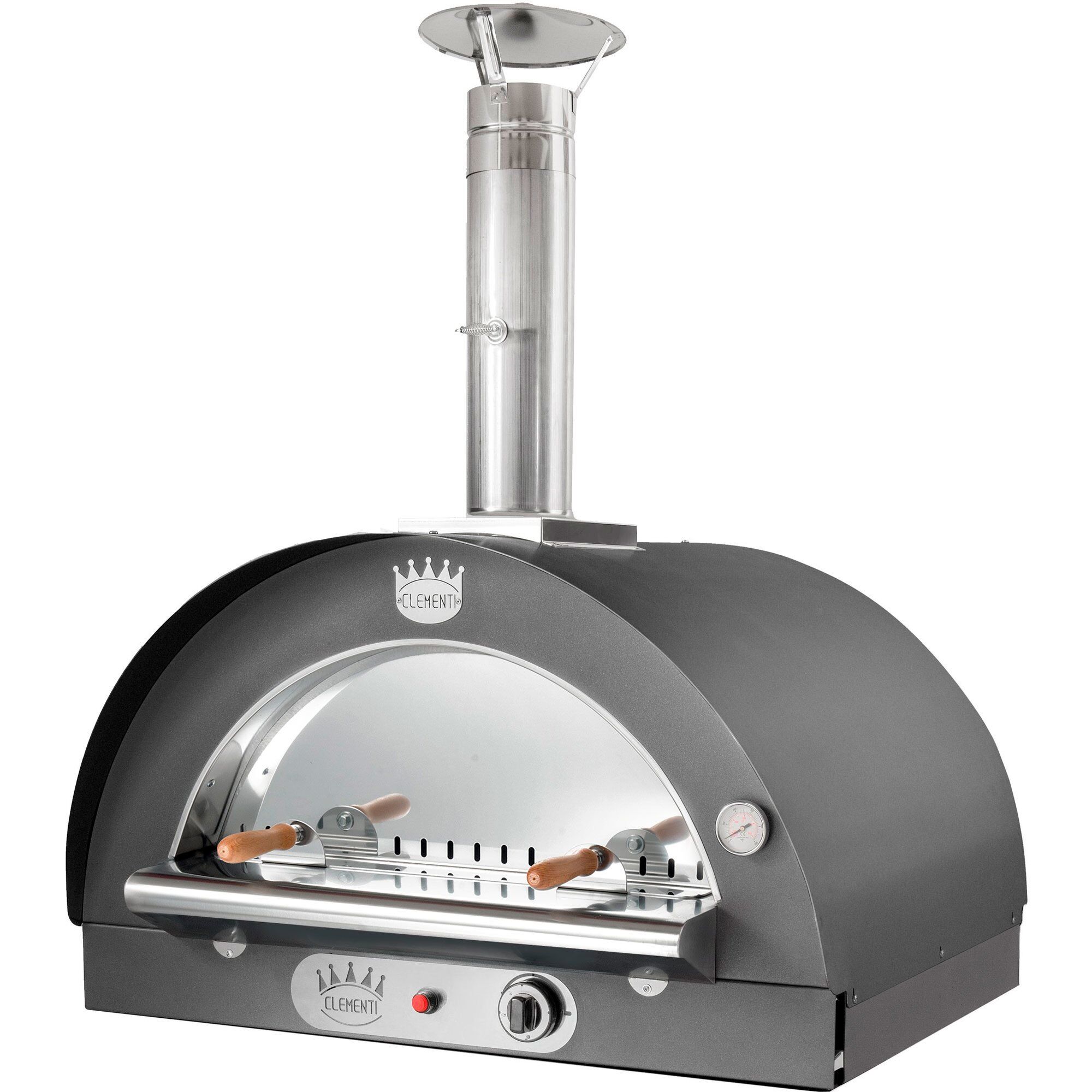Family Gas Pizzaovn 60x60    Antracit