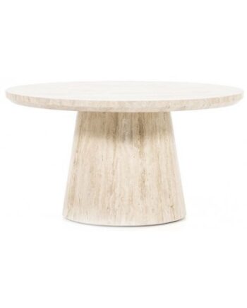 Aime Sofabord Travertin H38 ø70 Travertin