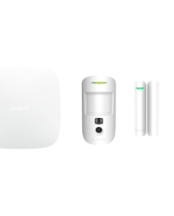 Ajax Alarm Startsæt Med Kamera Hvid