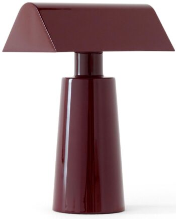 Andtradition Caret Mf1 Bærbar Lampe Burgunder