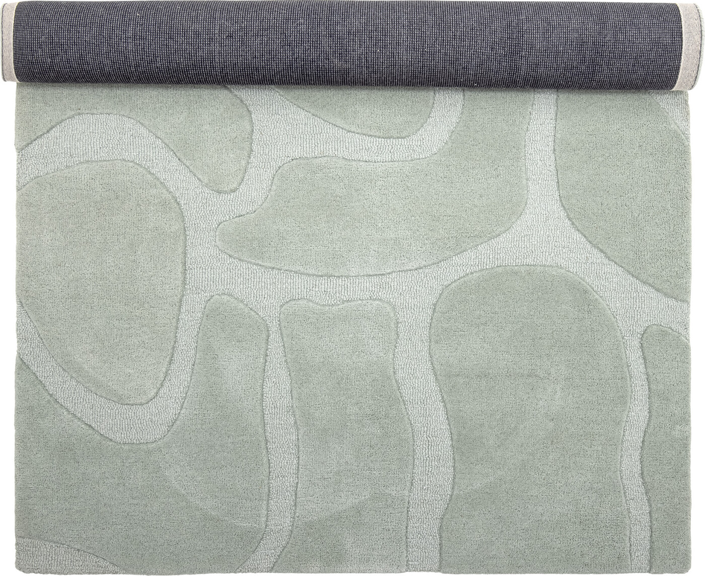 Bloomingville Darlington Tæppe Grøn Uld 130x200