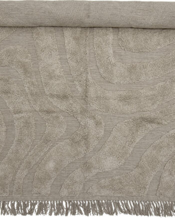 Bloomingville Elaine Tæppe Natur Bomuld 150x210