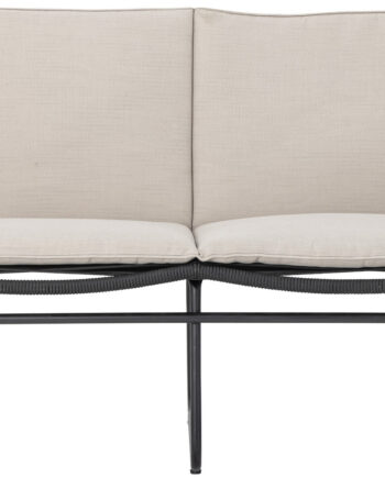 Bloomingville Hampton Sofa Sort Metal Havesofa Pers