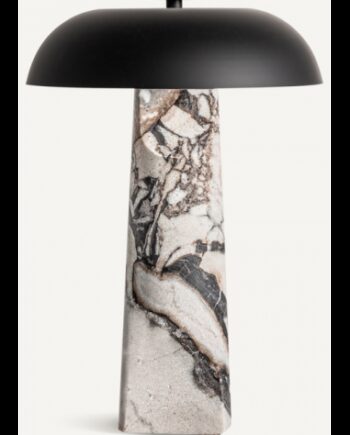 Bordlampe Marmor Jern H40 Led Grå Sort