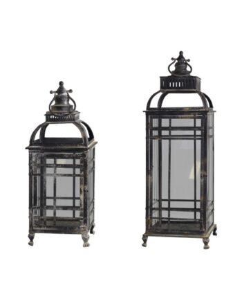 Chic Antique Lanterne Sæt Stk Antique Sort 100