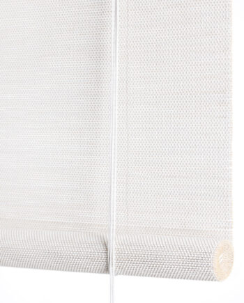 Color   Bambus Rullegardin Lys Hvid