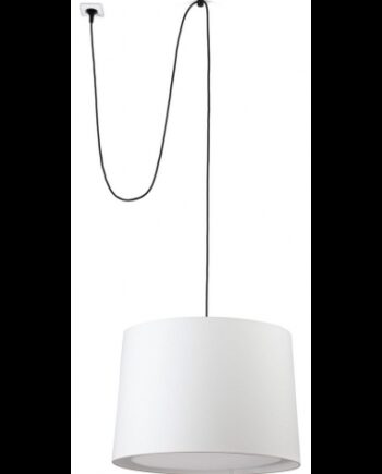 Conga Loftlampe Transportabel Med Strømstik ø50 E27 Hvid