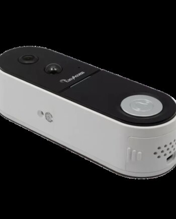 E2a Ringeklokke Med Kamera Easyring Hvid 36x18x65mm