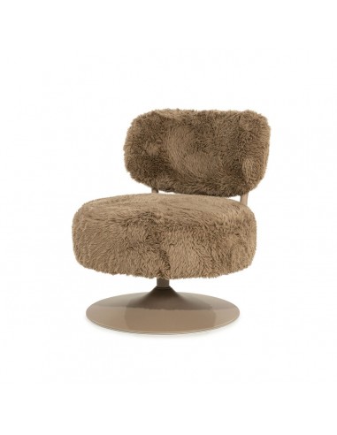 Furlo Lænestol Med Drejefod Metal Plys H75 Taupe