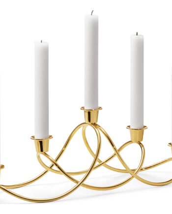 Georg Jensen Harmony Lysestage Guld